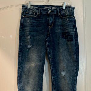 Signature Levi's Distressed Cuffed Jeans
